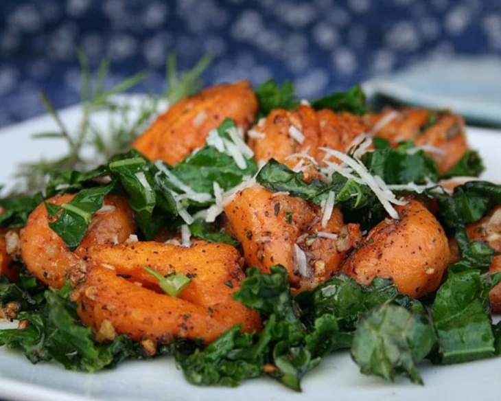 Sweet Potato Gnocchi & Rosemary Kale