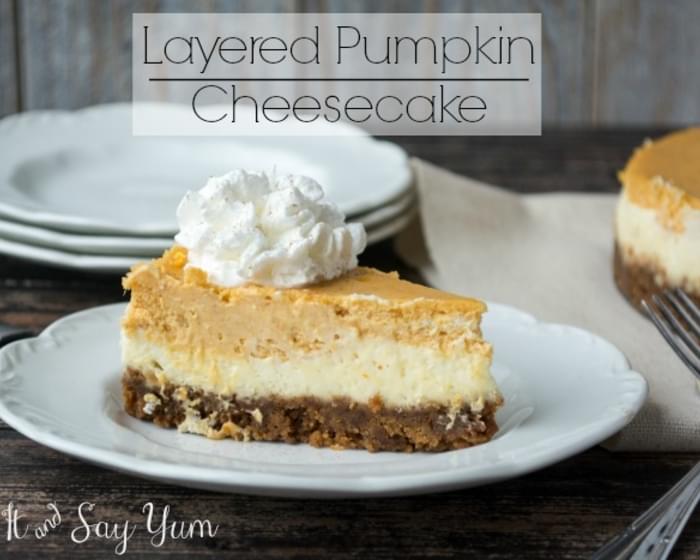 Layered Pumpkin Cheesecake