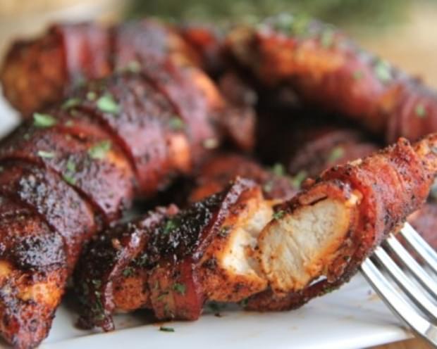 Bacon Wrapped Chicken (Brown Sugar)