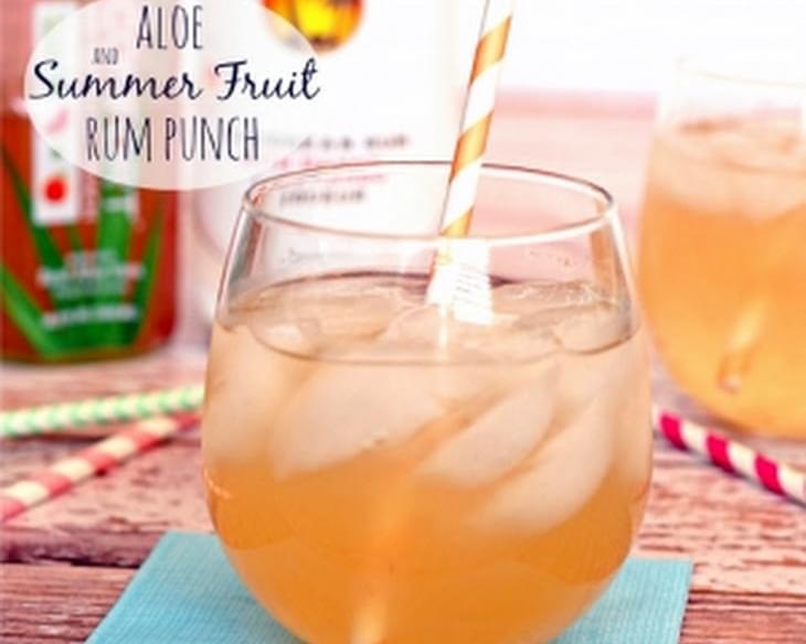 Aloe and Summer Fruit Rum Punch