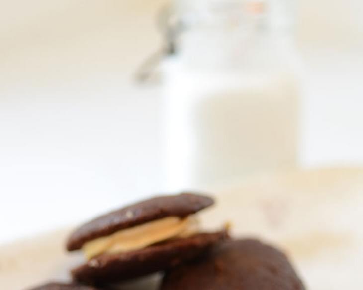 Chocolate Peanut Butter Whoopie Pies