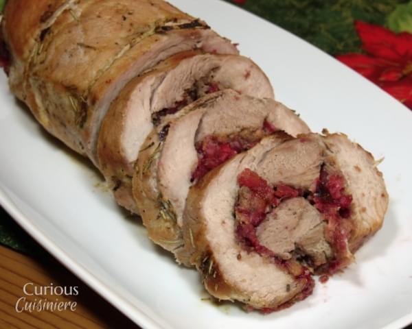 Cranberry and Rosemary Pork Roll