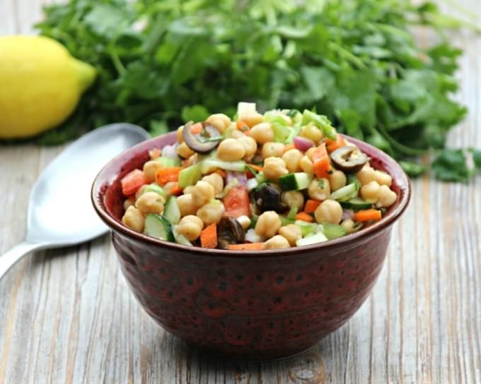 Summer Garbanzo Bean Salad