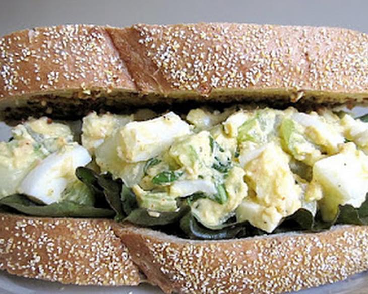 Basil Cucumber Egg Salad