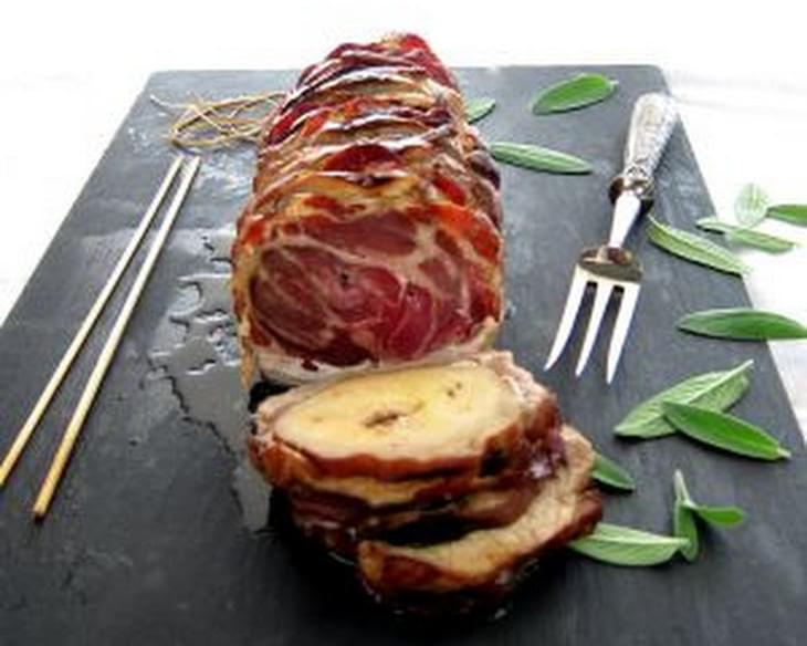 Pressure Cooker Pork Roast with Apples, Coppa and Sage