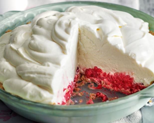 Raspberry Marshmallow Cheesecake