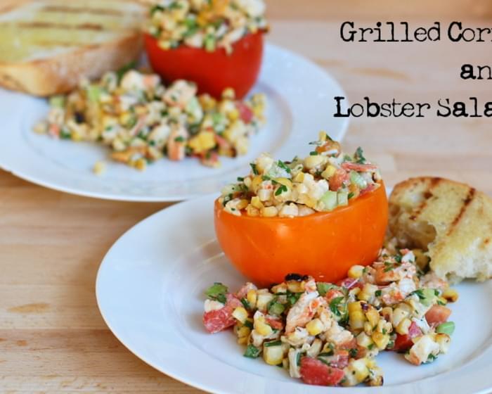 Grilled Corn and Lobster Salad