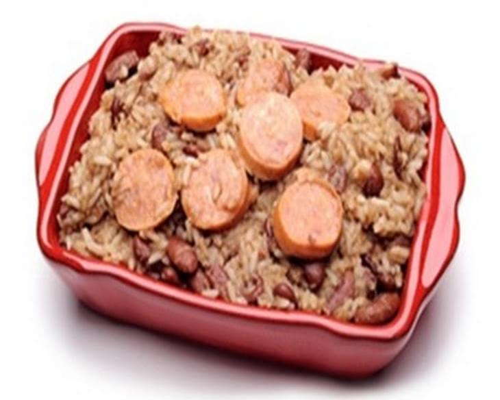 Louisiana Slow Cooked Zesty Red Beans And Rice