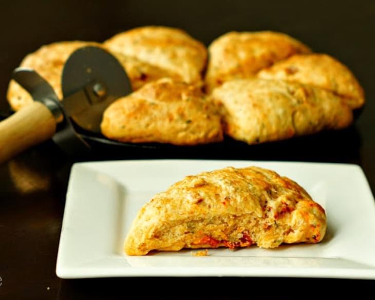 Sundried Tomato, Chives and Goat Cheese Scones