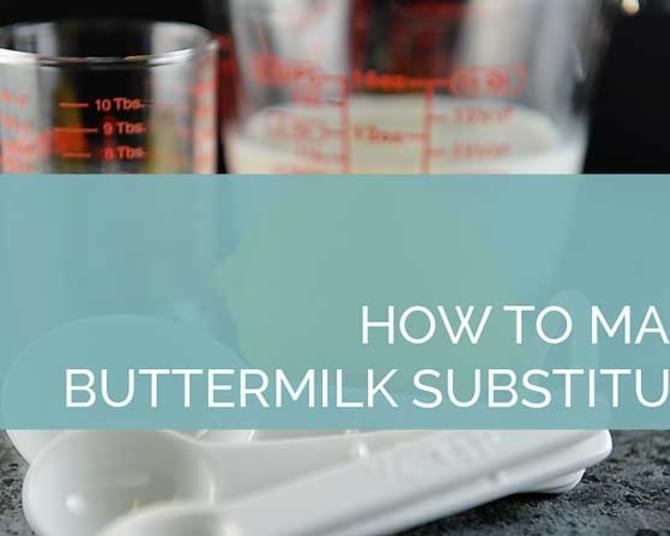 Homemade Buttermilk Substitute