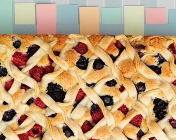 Mixed Berry Plaited Pie