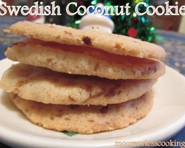 Swedish Coconut Cookies