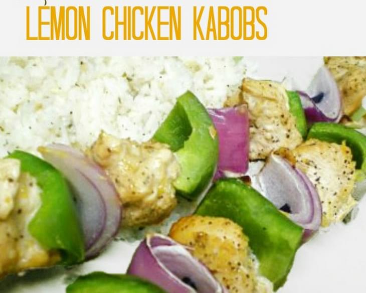 Low Fat Lemon Chicken Kabobs