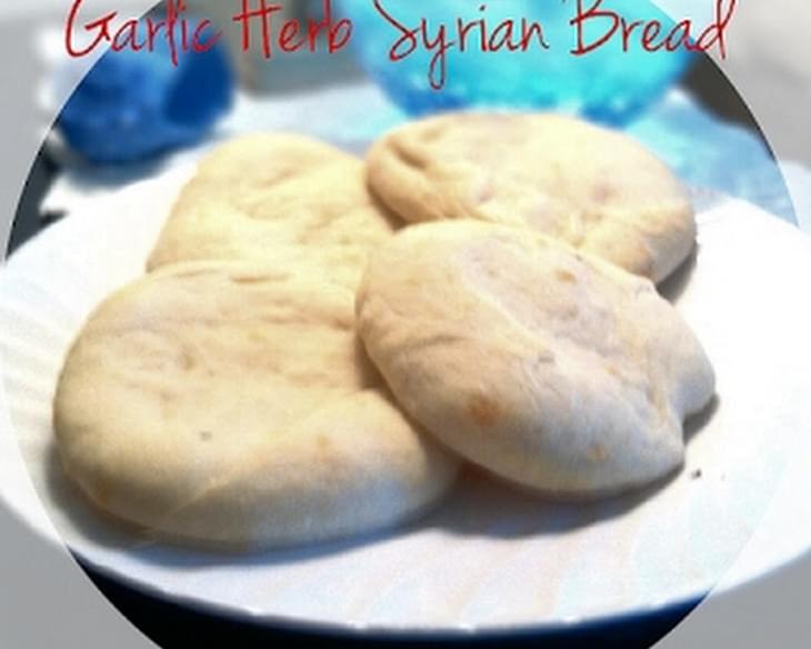 Garlic Herb Syrian Bread