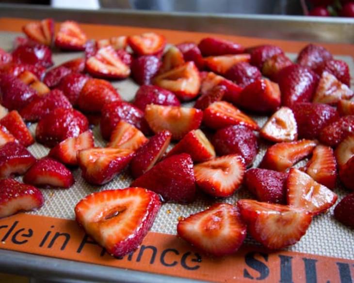 Roasted Balsamic Vanilla Strawberries