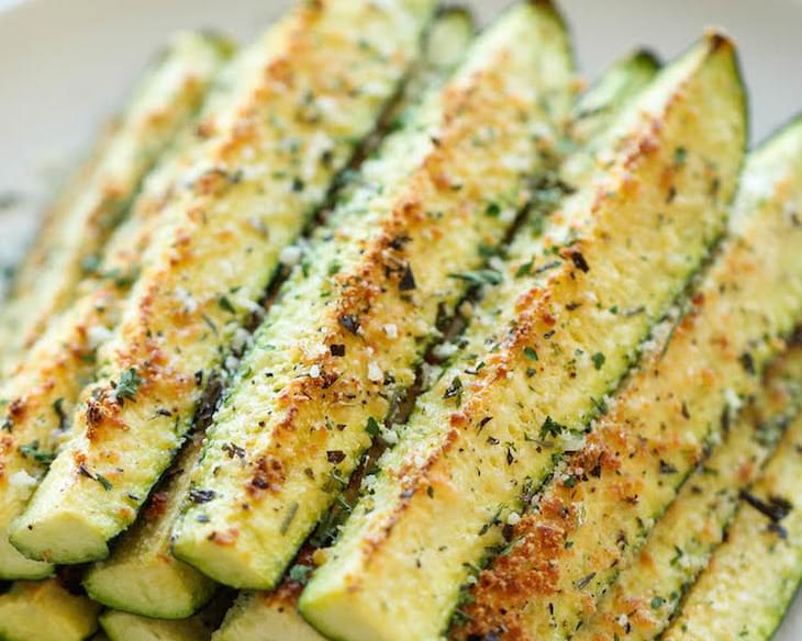 Zucchini Baked with Parmesan