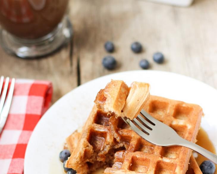 Best Ever Whole Wheat Waffles