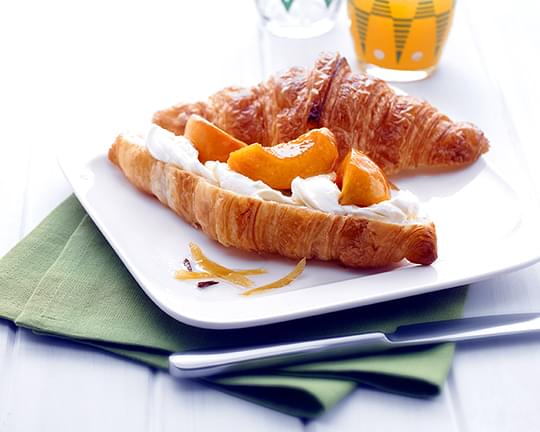 Croissants with Apricot Compote