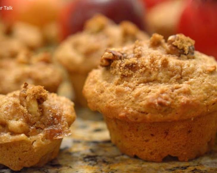 Easy Whole Wheat Apple Muffins