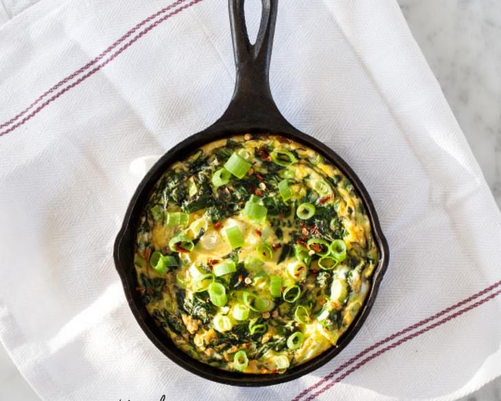 Simple Spinach Frittata