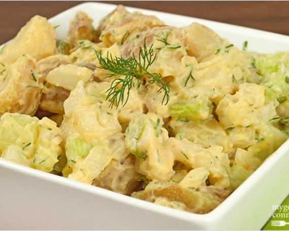 Egg and Potato Salad w/Buttermilk-Dill Dressing