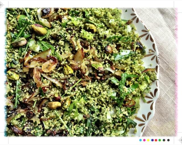 Green Couscous from Ottolenghi's Plenty