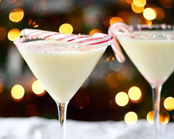 Creamy Dairy-Free Candy Cane Cocktail