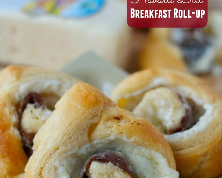 Cheesy Havarti Dill Breakfast Roll-Ups