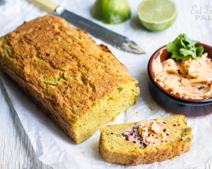 Jalapeno Coconut Paleo Bread with Chipotle Butter
