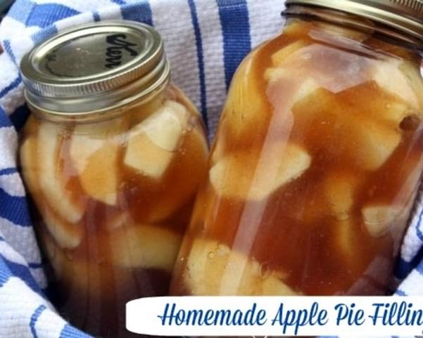 Apple Pie Filling in a Jar
