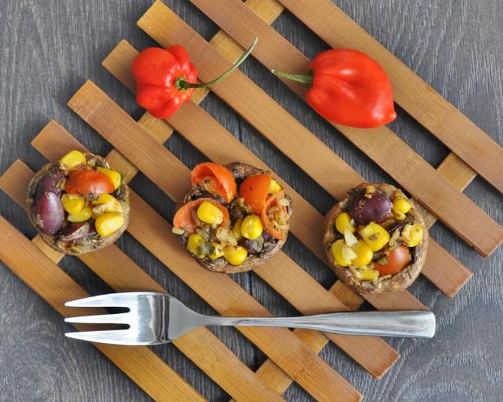 Easy Mexican Stuffed Mushrooms