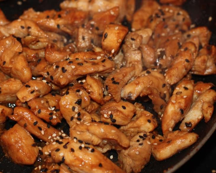 Asian Sesame Chicken Stir Fry (FODMAP friendly)