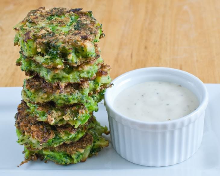 Broccoli-Parmesan Fritters