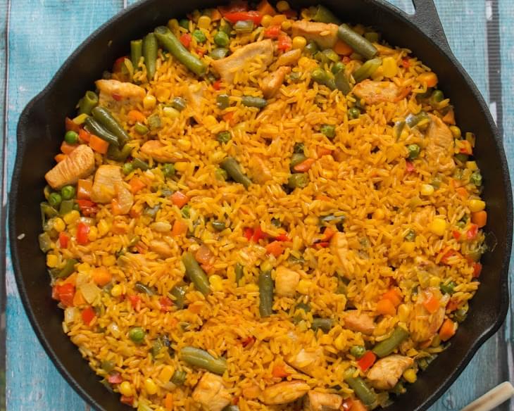 Chicken with Rice Spanish Style - Arroz con Pollo