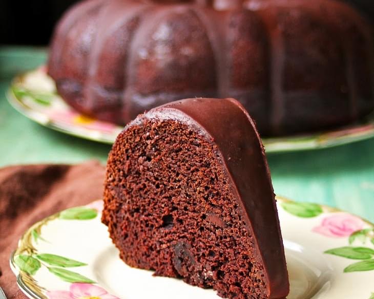 Triple Chocolate Beet Bundt Cake