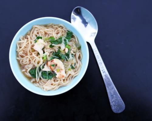 Easy Asian Chicken Noodle Soup (a.k.a. Homemade Ramen)