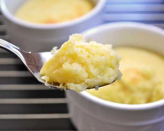 Lemon Pudding Cakes For Two