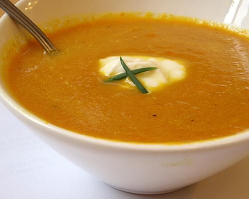 Cream of Carrot Soup recipe - 166 calories