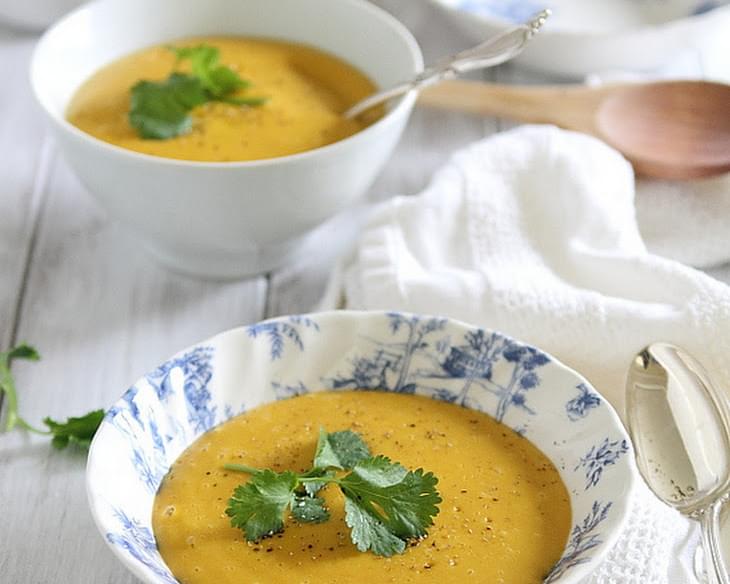 Potato Pumpkin Soup (and Vitamix Giveaway)
