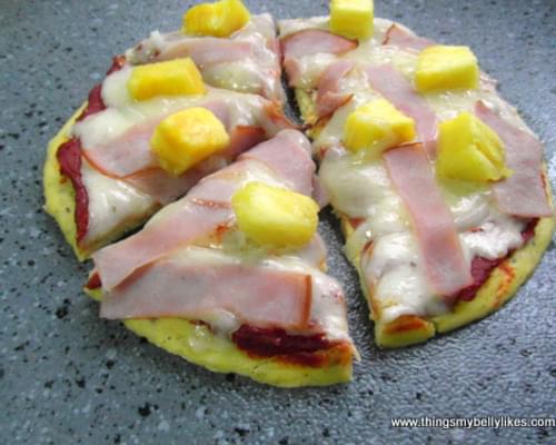 GF Thin Crust Hawaiian Pizza