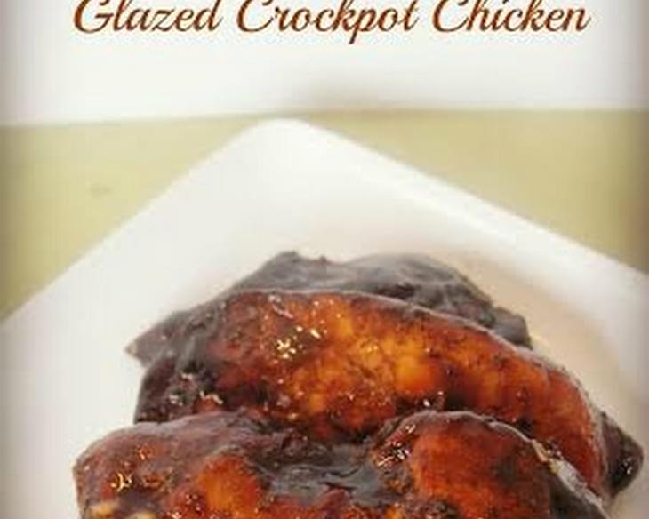 Brown Sugar and Balsamic Glazed Crock Pot Chicken