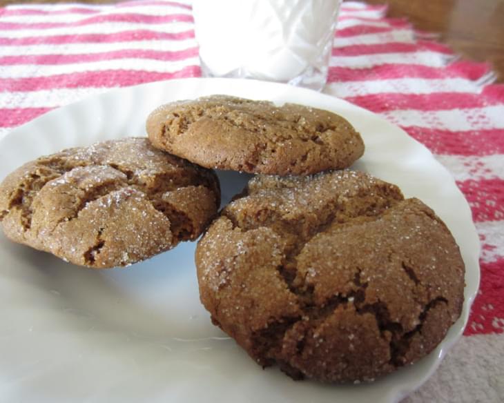 Old-Fashioned Ginger Snap Cookies