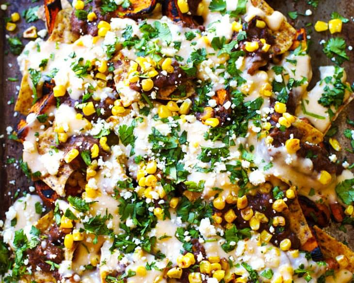 Healthy Grilled Sweet Potato Nachos