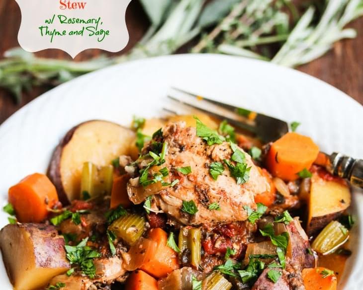 Slow Cooker Fall Chicken Vegetable Stew