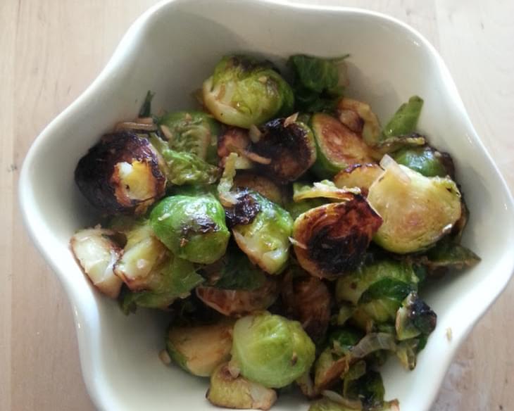 Brussell Sprouts with Wine and Shallots