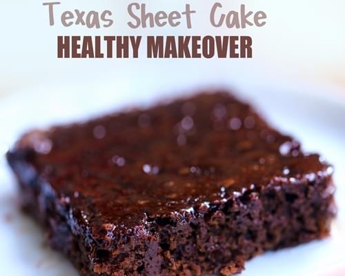 Texas Sheet Cake - Healthy Makeover