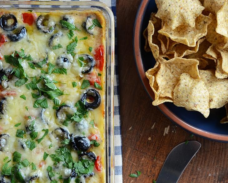 Cheesy Warm Bean Dip