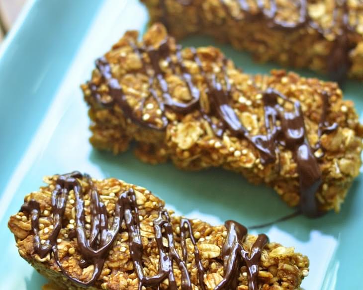 Pumpkin Chocolate Granola Bars