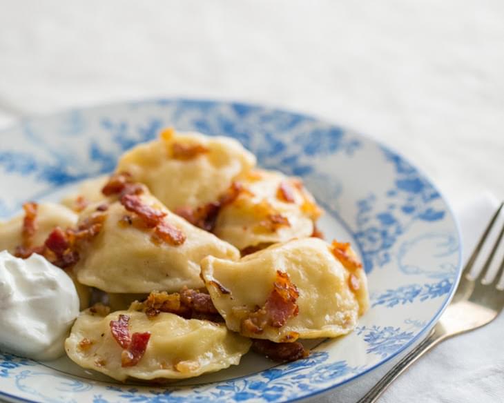 Vareniki with Potatoes and Cheese - Вареники