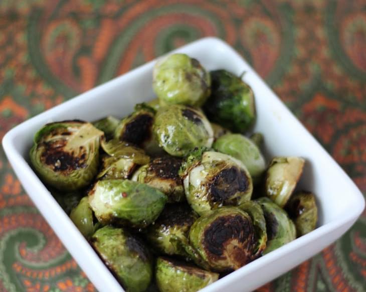 Sherry Charred Brussels Sprouts